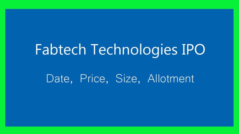 Fabtech Technologies ipo