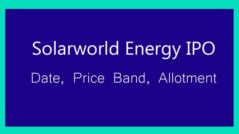 solarworld energy ipo allotment status