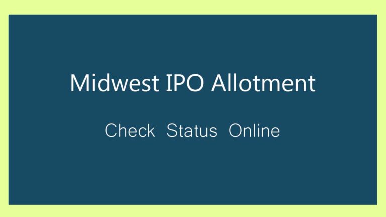Midwest IPO Allotment Status Check Online 2025