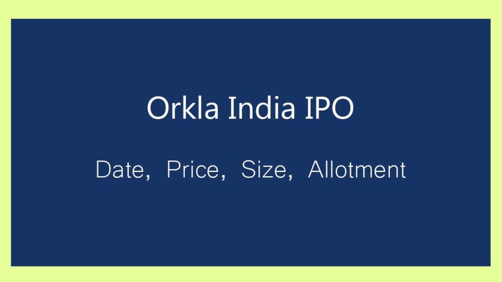 Orkla India IPO Price Band Set