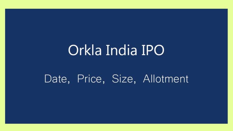 Orkla India IPO Price Band Set