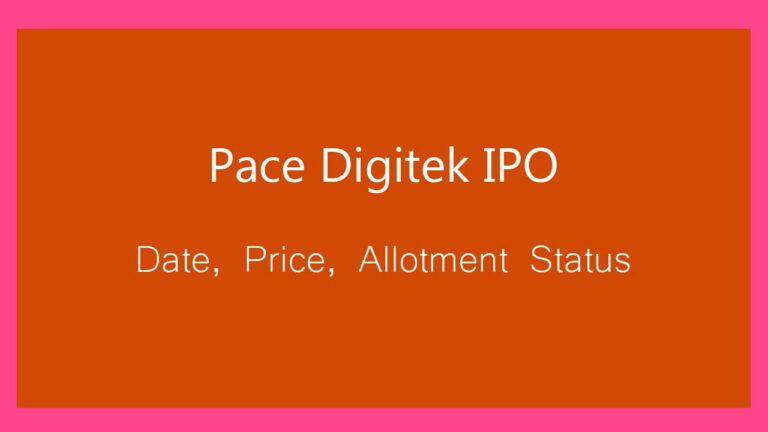Pace Digitek IPO Allotment: Check Status Online and Subscription Data