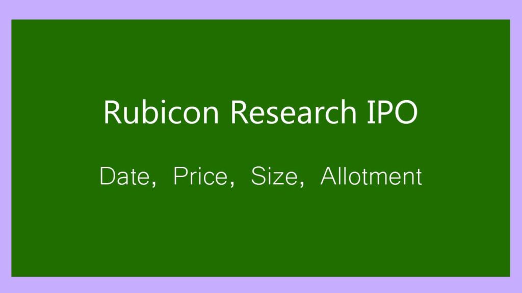 rubicon research ipo