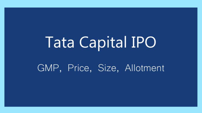Tata Capital IPO: GMP, Objectives, Timeline and Shareholding