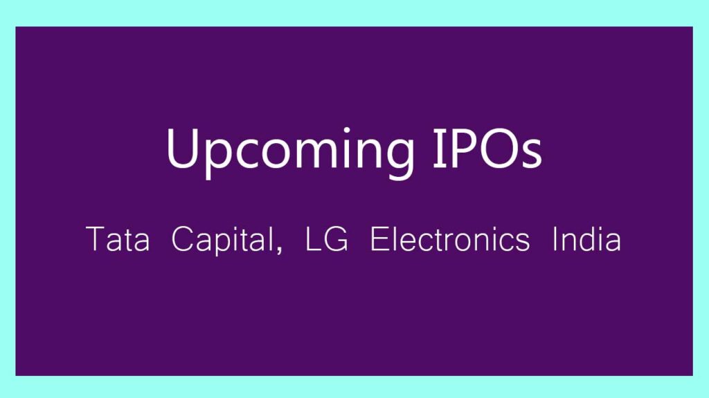 Upcoming IPOs October 2025: Tata Capital and LG India Issue Details