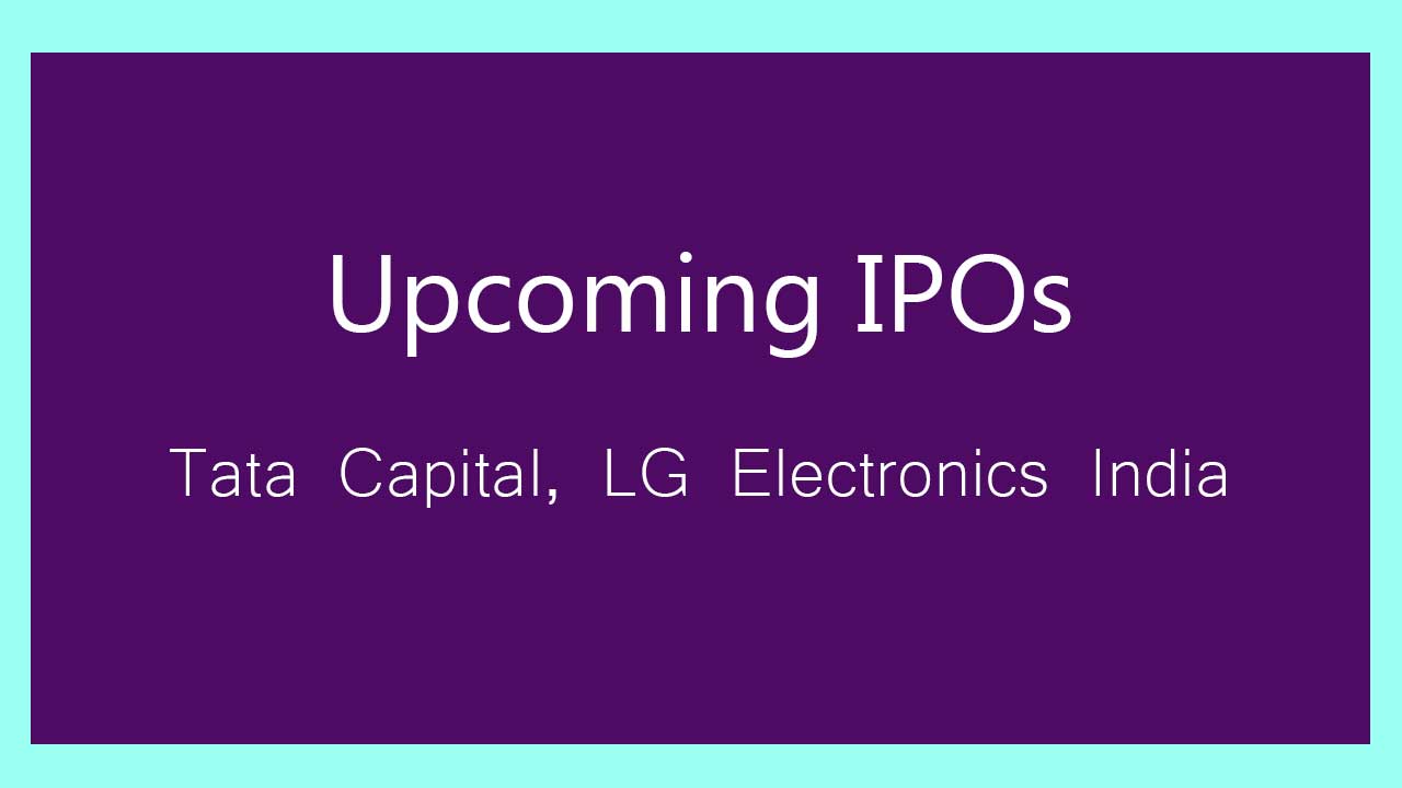 Upcoming IPOs October 2025: Tata Capital and LG India Issue Details