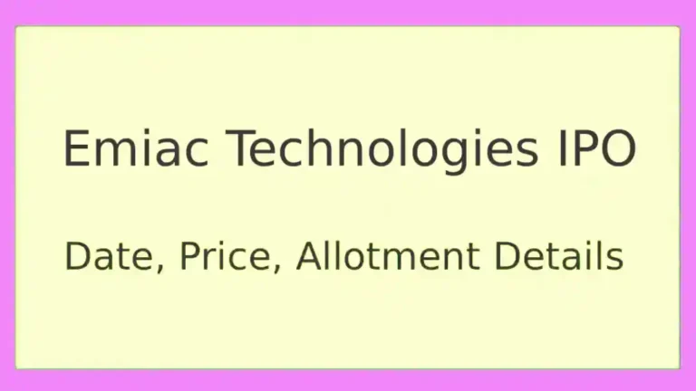 Emiac technologies ipo
