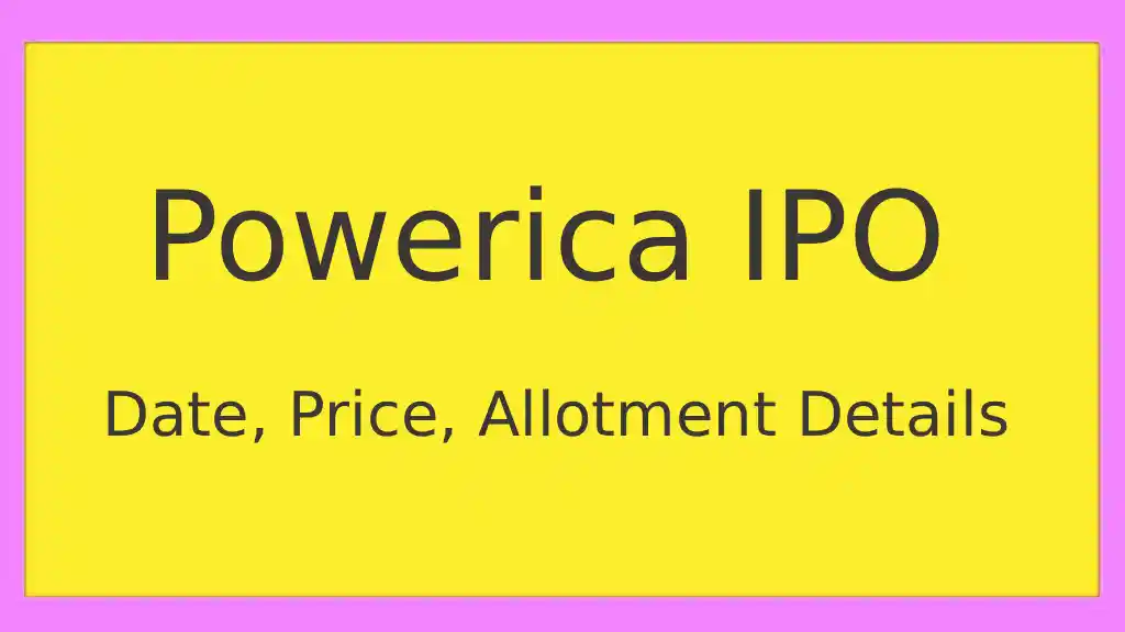 powerica ipo date price allotment